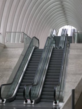 Yürüyen bir binada modern Lige, Belçika.