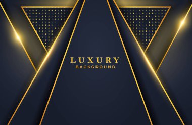 Altın nokta elemanları ile soyut lüks arka plan. Davet, kapak, arka plan için grafik tasarım öğesi. Zarif dekorasyon