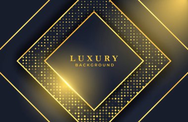 Altın nokta elemanları ile soyut lüks arka plan. Davet, kapak, arka plan için grafik tasarım öğesi. Zarif dekorasyon