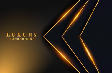 Altın elemanları ile soyut lüks arka plan. Davet, kapak, arka plan için grafik tasarım öğesi. Zarif dekorasyon