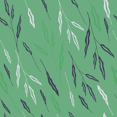 soyut yaprağı deseni. 