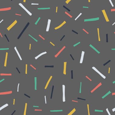 Renkli çizgili gri arka plan. Vektör dikişsiz desen, kumaşlar, duvar kağıdı, web, kart için kullanılabilir.  