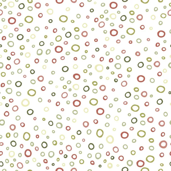 Cercles colorés motif sans couture . — Image vectorielle