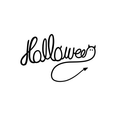 Sonunda stilize bir şeytan ile 