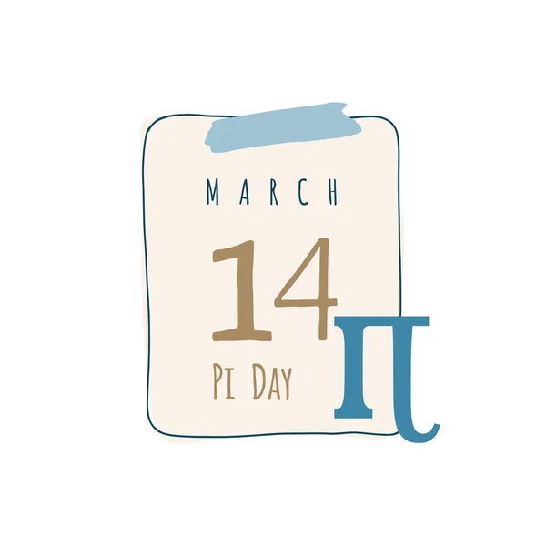 Ημερολόγιο Την Ντέι Μαρτίου Εικόνα Φύλλου Ημερολογίου Λευκό Φόντο Σύμβολο — Διανυσματικό Αρχείο