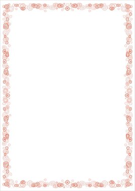 Süslü gül çiçekleri olan zarif bir çerçeve. Pembe gözlükler. Düğün davetiyeleri, kartpostallar, dekorlar, kızların kutlamaları ve daha fazlası için mükemmel..