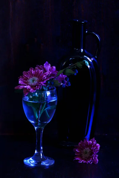 Zátiší Vázami Květinami — Stock fotografie