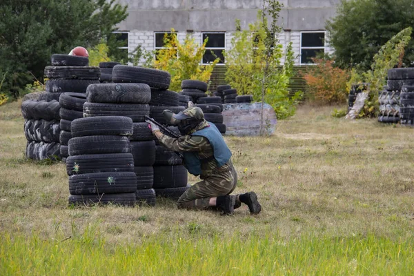 Sumy Ukraine 2020 Ort Des Taktischen Turniers Prozone Das Dem — Stockfoto