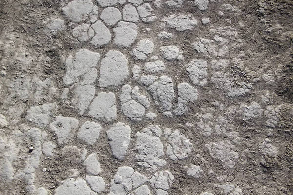 Textura Camino Tiza Agrietada Antecedentes Del Camino Del Cretácico —  Fotos de Stock