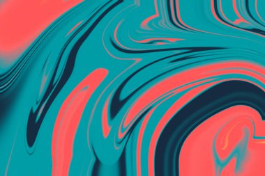 Mermer soyut arkaplan dokusunda bir renk. Arkaplan içi ve kumaş için kullanılacak sarı, kırmızı, donanma ve turkuaz renkli grafiksel desen.