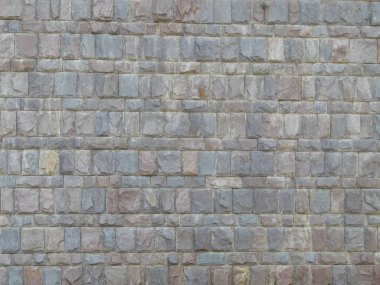 Gri blok taş duvar