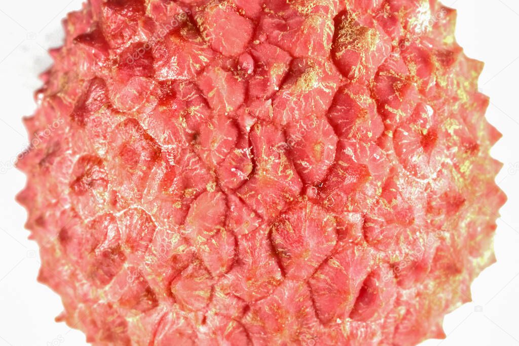 lychee fruit on the background of close-up macro 