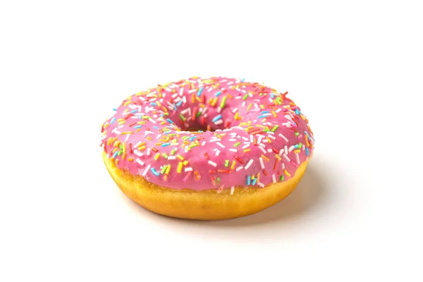 Donut beignets sur fond blanc gros plan. isolat Images De Stock Libres De Droits
