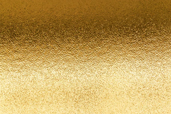 Glänsande Gul Metallic Bladfolie Textur Bakgrund — Stockfoto