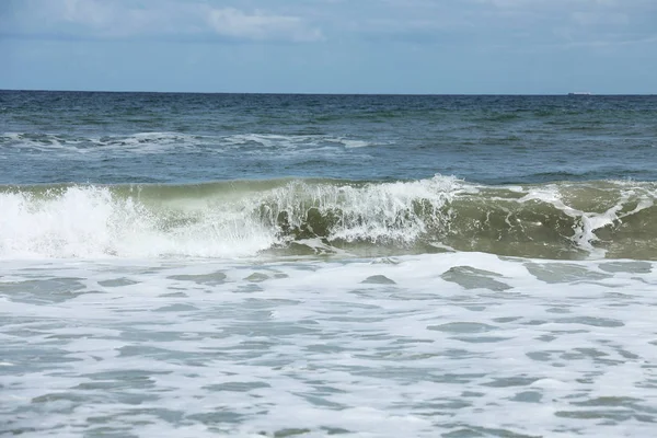 Olas Espuma Oceánica Costa Atlántica Florida — Foto de Stock