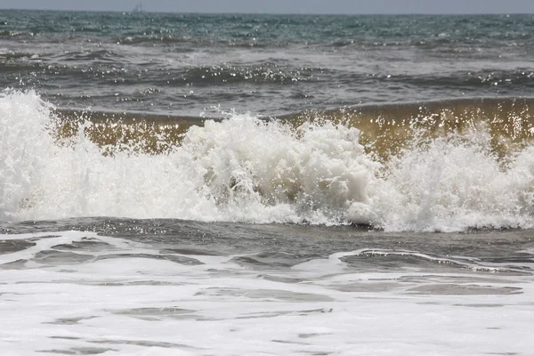 Ocean Piana Fale Wybrzeżu Atlantyku Florydzie — Zdjęcie stockowe