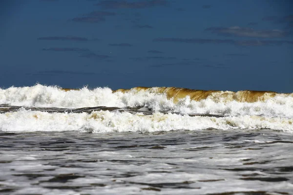 ocean foam waves on the Atlantic Florida coast