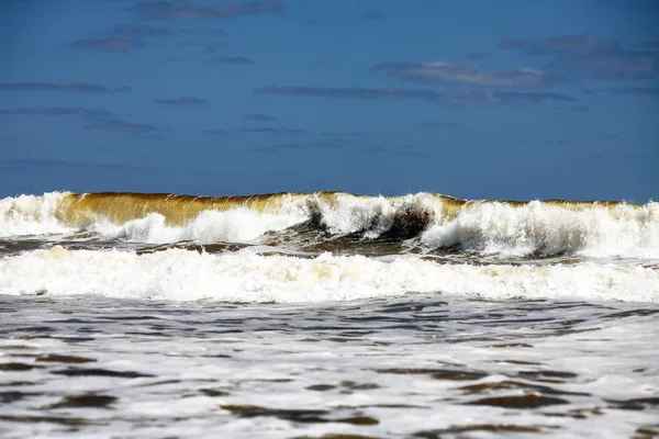 Olas Espuma Oceánica Costa Atlántica Florida — Foto de Stock