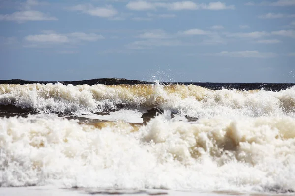 Ocean Piana Fale Wybrzeżu Atlantyku Florydzie — Zdjęcie stockowe