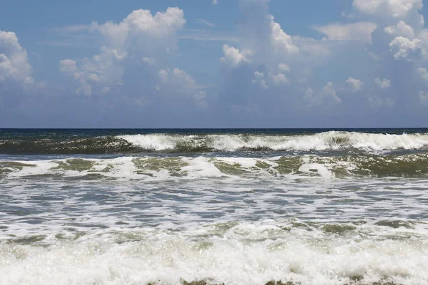 Olas Espuma Oceánica Costa Atlántica Florida — Foto de Stock