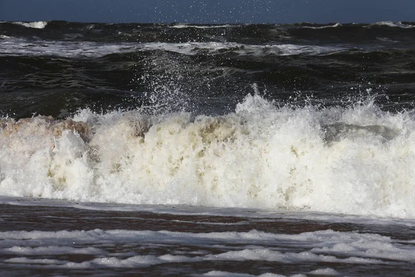 Olas Espuma Oceánica Costa Atlántica Florida — Foto de Stock