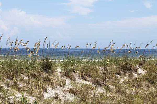 Beyaz Kumul Florida Plaj Yaz Saati — Stok fotoğraf