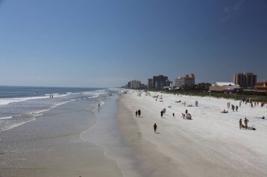 Yaz aylarında güneş Florida plaj