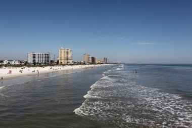 Yaz aylarında güneş Florida plaj