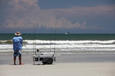 Yaz aylarında güneş Florida plaj