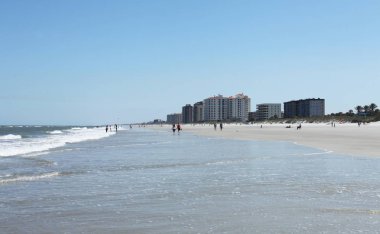 Yaz aylarında güneş Florida plaj