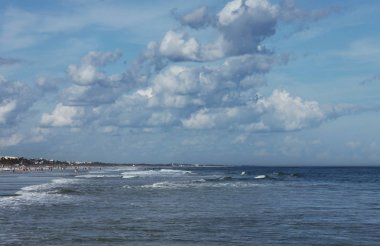 Yaz aylarında güneş Florida plaj