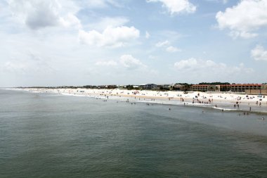 Yaz aylarında güneş Florida plaj