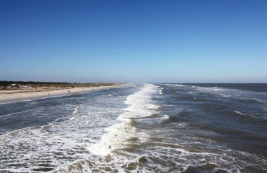 Yaz aylarında güneş Florida plaj