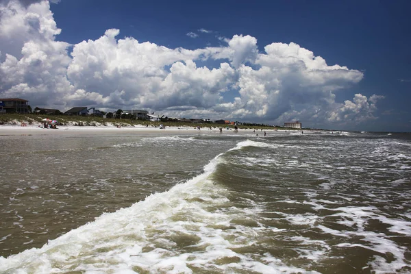 Sole Florida Spiaggia Nel Periodo Estivo — Foto Stock