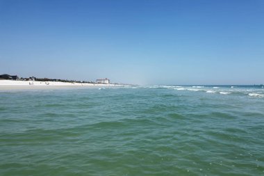 Yaz aylarında güneş Florida plaj