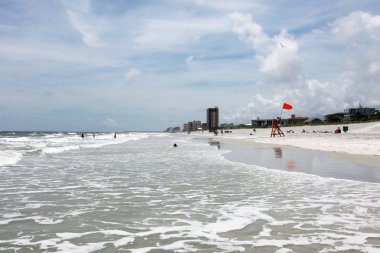 Yaz aylarında güneş Florida plaj