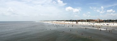 Yaz aylarında güneş Florida plaj