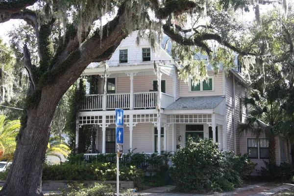 Fernandina Beach Una Ciudad Ubicada Condado Nassau Estado Estadounidense Florida — Foto de Stock