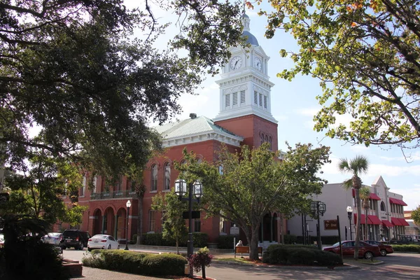 Fernandina Beach Una Ciudad Ubicada Condado Nassau Estado Estadounidense Florida — Foto de Stock