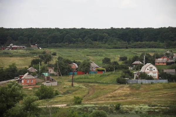 Prachtig Uitzicht Een Rustige Oekraïense Platteland — Stockfoto