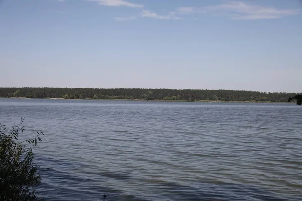 Pechenezhskiy water storage basin in Ukraine Kharkov region