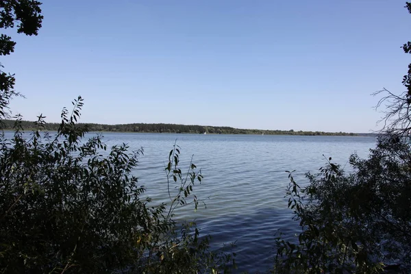 Cuenca Almacenamiento Agua Pechenezhskiy Región Ucrania Jarkov — Foto de Stock