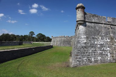St. Augustine Florida 'daki Castillo de San Marcos Ulusal Anıtı