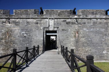 St. Augustine Florida 'daki Castillo de San Marcos Ulusal Anıtı