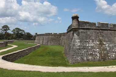 St. Augustine Florida 'daki Castillo de San Marcos Ulusal Anıtı
