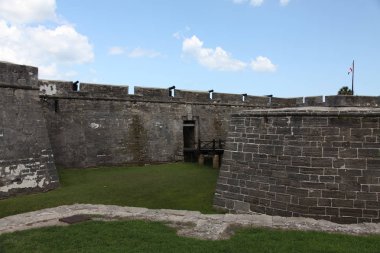 St. Augustine Florida 'daki Castillo de San Marcos Ulusal Anıtı