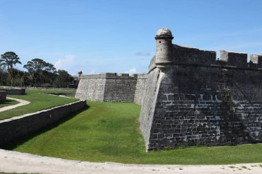 St. Augustine Florida 'daki Castillo de San Marcos Ulusal Anıtı