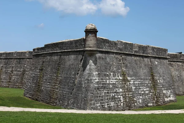 Monumento Nazionale Castillo San Marcos Augustine Florida — Foto Stock