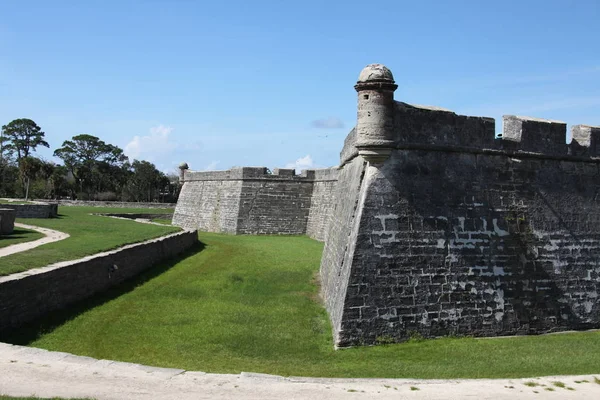 Monumento Nazionale Castillo San Marcos Augustine Florida — Foto Stock