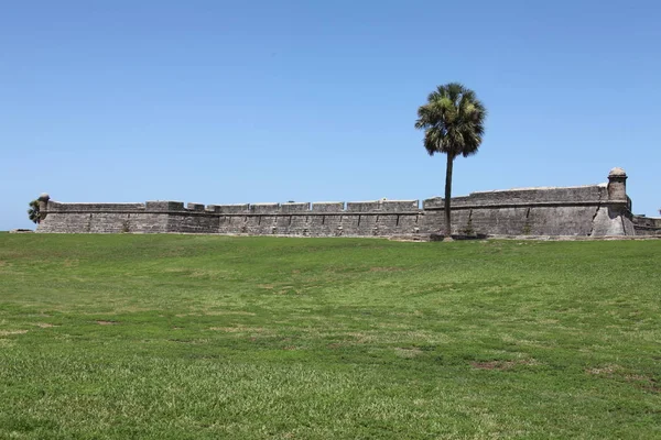 Augustine Florida Daki Castillo San Marcos Ulusal Anıtı — Stok fotoğraf